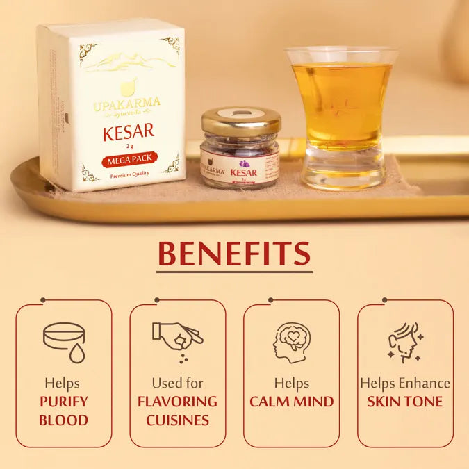Combo Pack - Pure Shilajit Resin 20g & Kashmiri Kesar/Saffron 2g