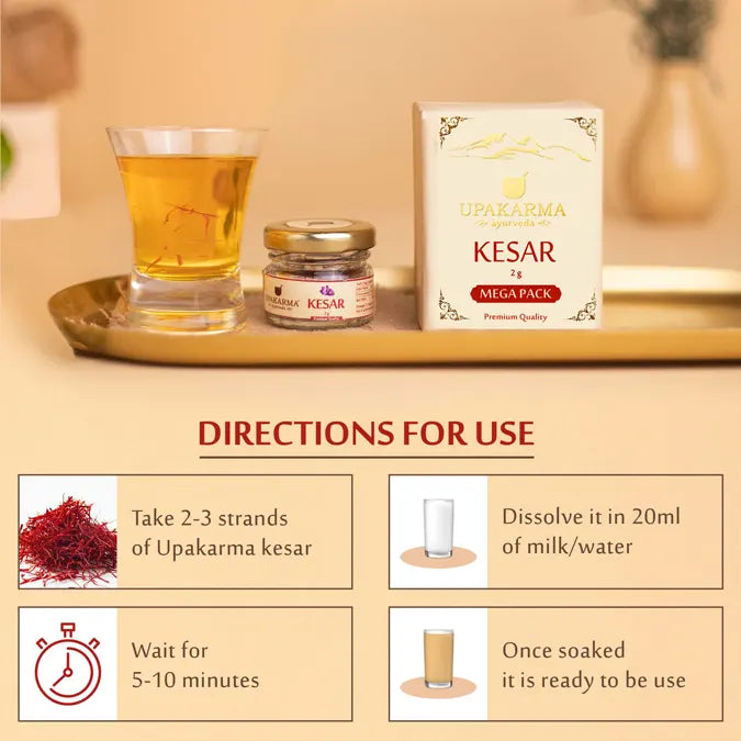 Combo Pack - Pure Shilajit Resin 20g & Kashmiri Kesar/Saffron 2g