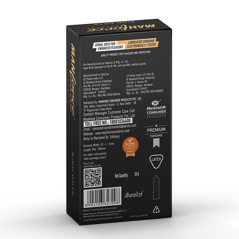 Manforce King Dots | 0.05 mm | 10 Pieces