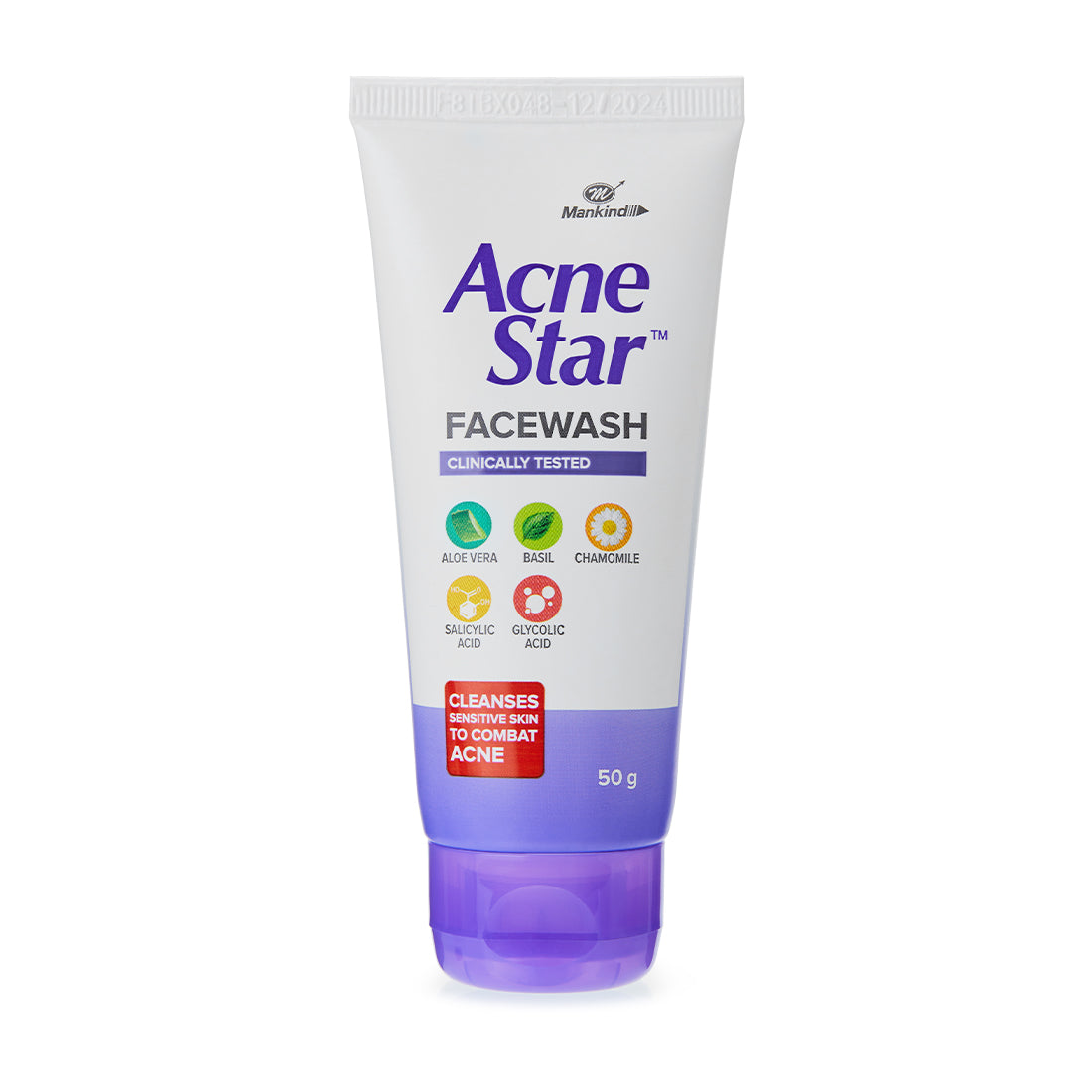 Acnestar Anti-Acne Face Wash | For Combination & Oily Skin | 50g Tube