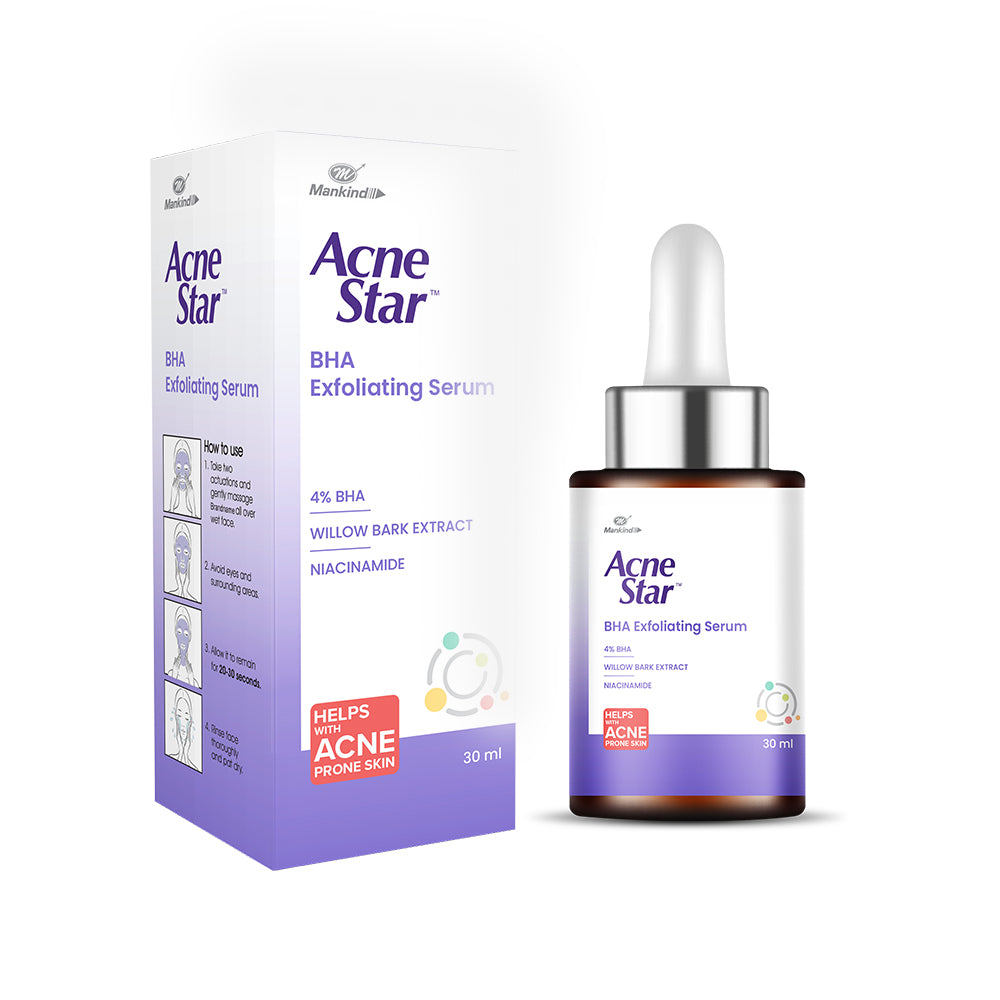 Acne Star 4% BHA Exfoliating Face Serum | 30ml