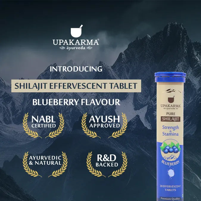 Combo Pack of Shilajit Resin 10g & Shilajit Effervescent Blueberry Flavor