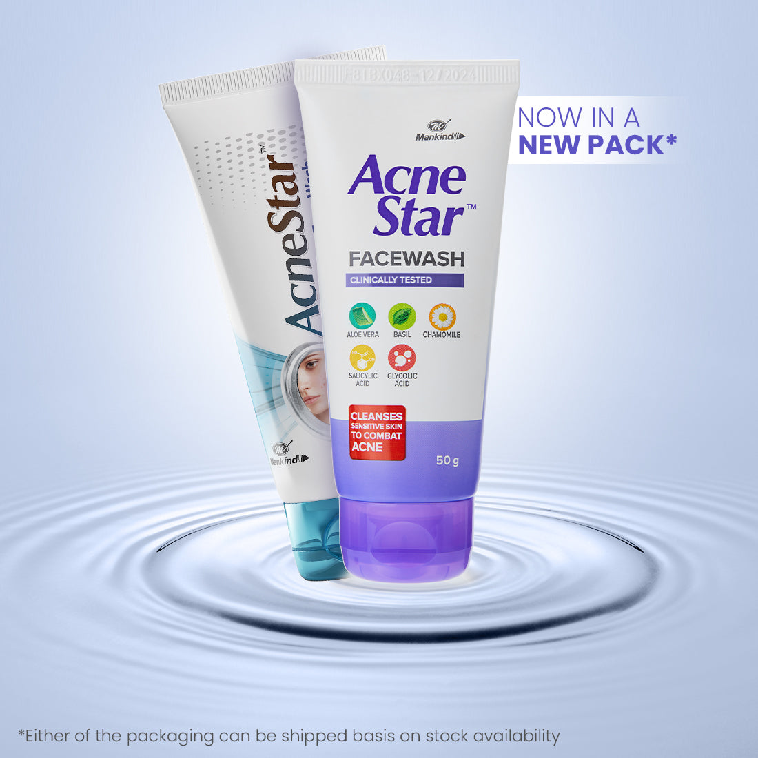 Acnestar Anti-Acne Face Wash | For Combination & Oily Skin | 50g Tube