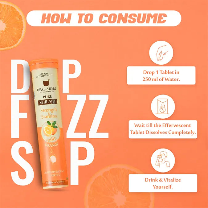 how to consume shilajit effervesent