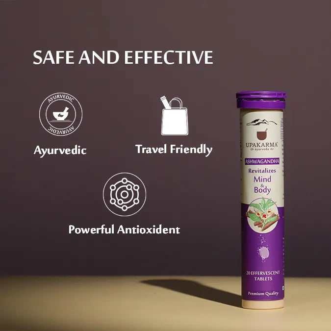 Combo Pack of Shilajit Effervescent Blueberry Flavour & Ashwagandha Effervescent