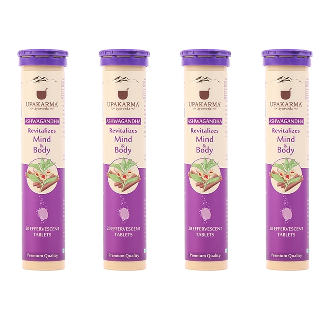 Upakarma Ashwagandha Effervescent - 20 Tablets
