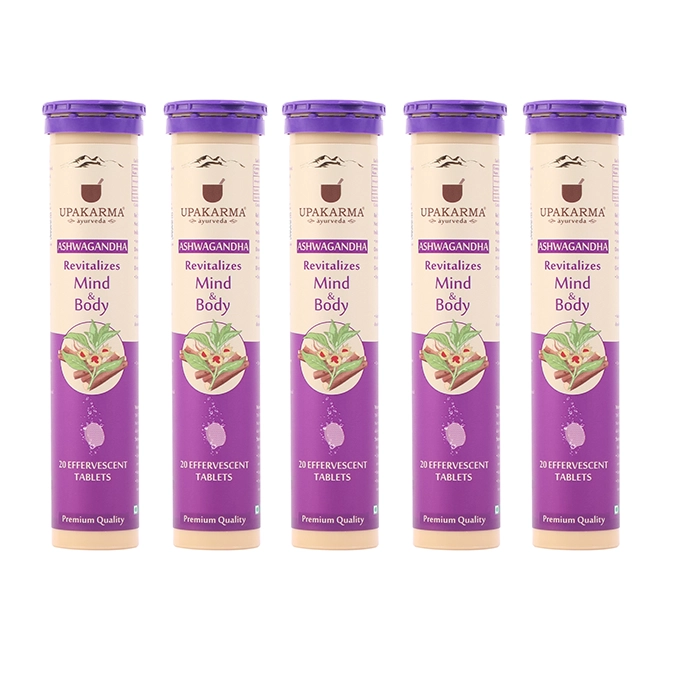 Upakarma Ashwagandha Effervescent - 20 Tablets
