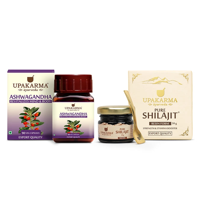 Ashwagandha Capsule and shilajit resin 30g