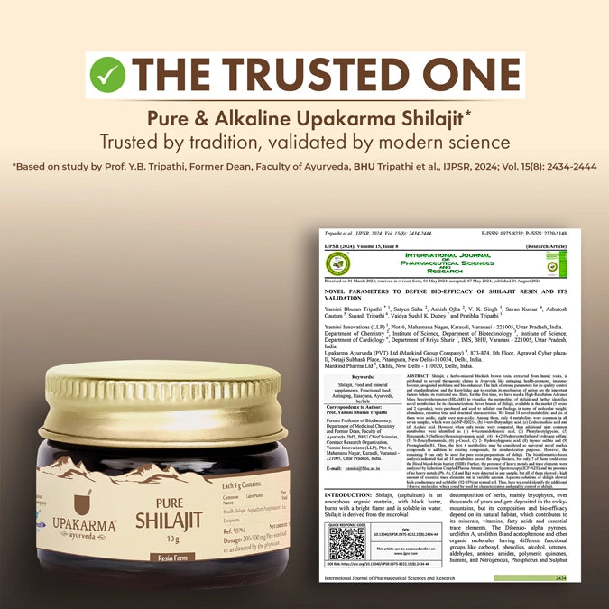 The trusted shilajit by upakarma