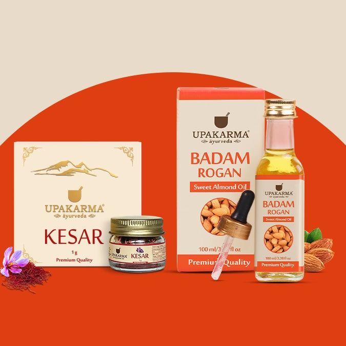 Combo - Badam Rogan 100 ml & Kashmir Kesar 1g