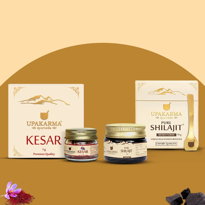 Combo - Pure Shilajit Resin 10g & Kesar 1g