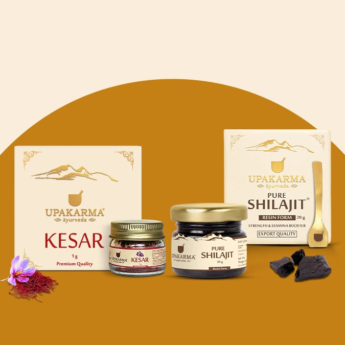 Combo - Pure Shilajit Resin 30g & Kashmiri Kesar 1g