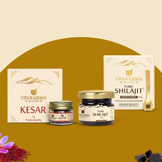 Combo - Shilajit Resin 20g & Kashmiri Kesar 1g