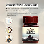How to use shilajit capsules