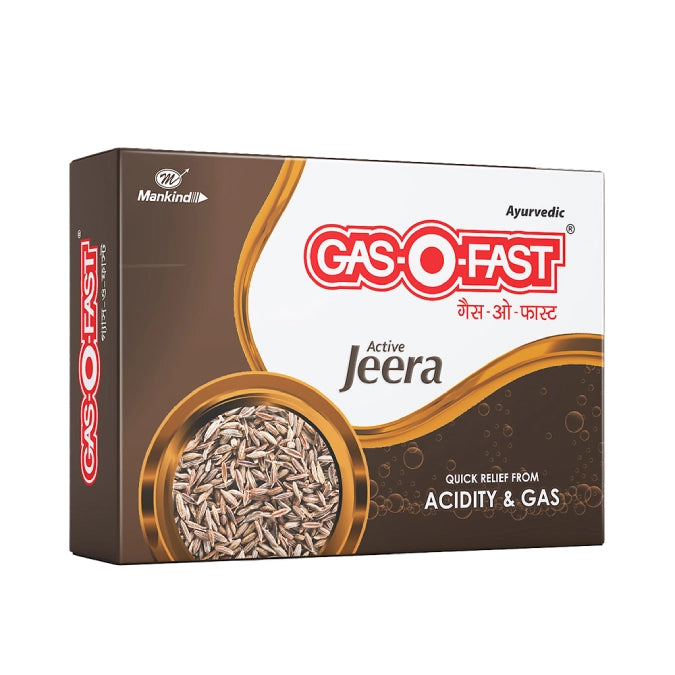 Gas-O-Fast Jeera Antacid - Active Jeera - Pack of 6 Sachet