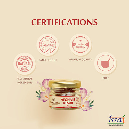 Combo Pack of Kashmiri Kesar 2g & Afghani Kesar 1g