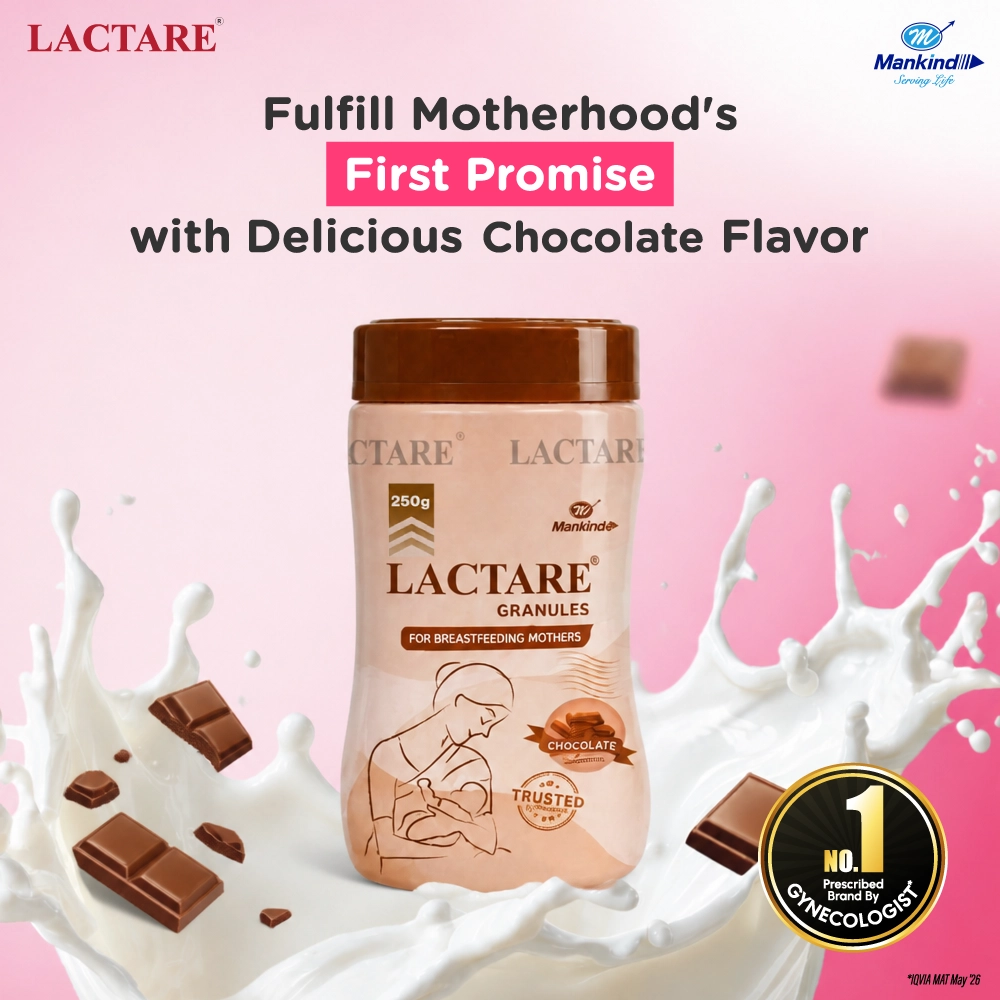 Mankind Lactare Granules - Chocolate Flavor 250g