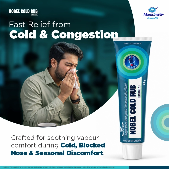 Mankind Nobel Cold Rub Ointment - 20g