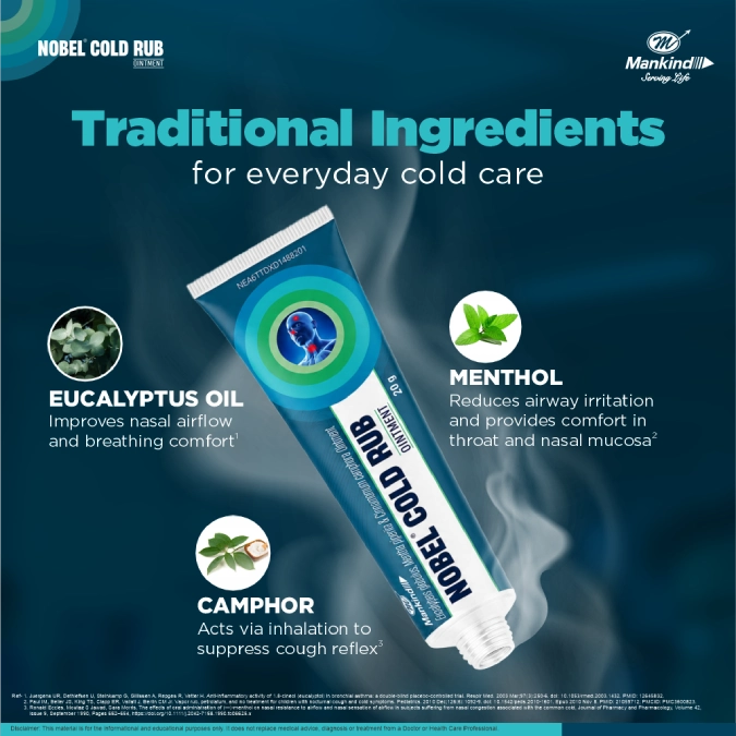 Mankind Nobel Cold Rub Ointment - 20g