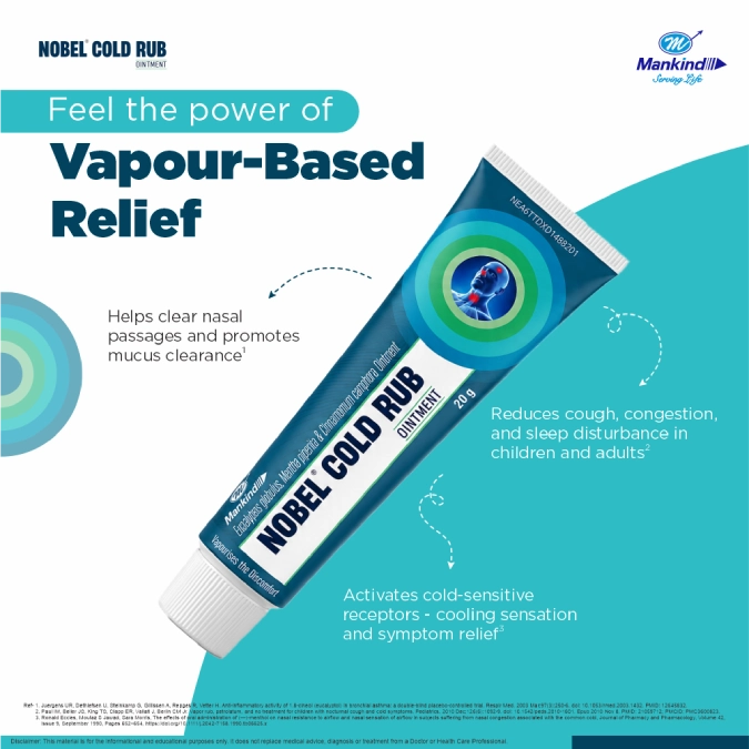 Mankind Nobel Cold Rub Ointment - 20g