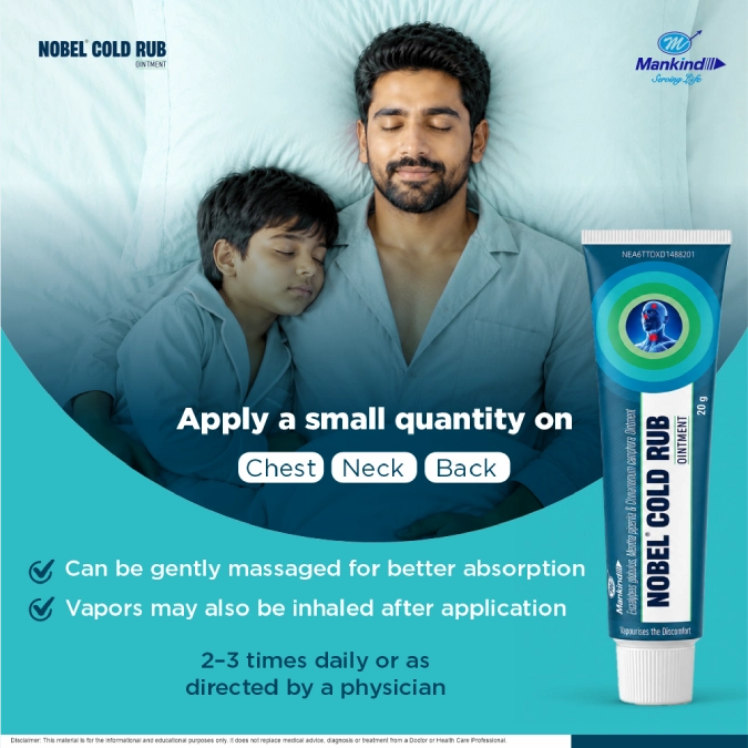 Mankind Nobel Cold Rub Ointment - 20g