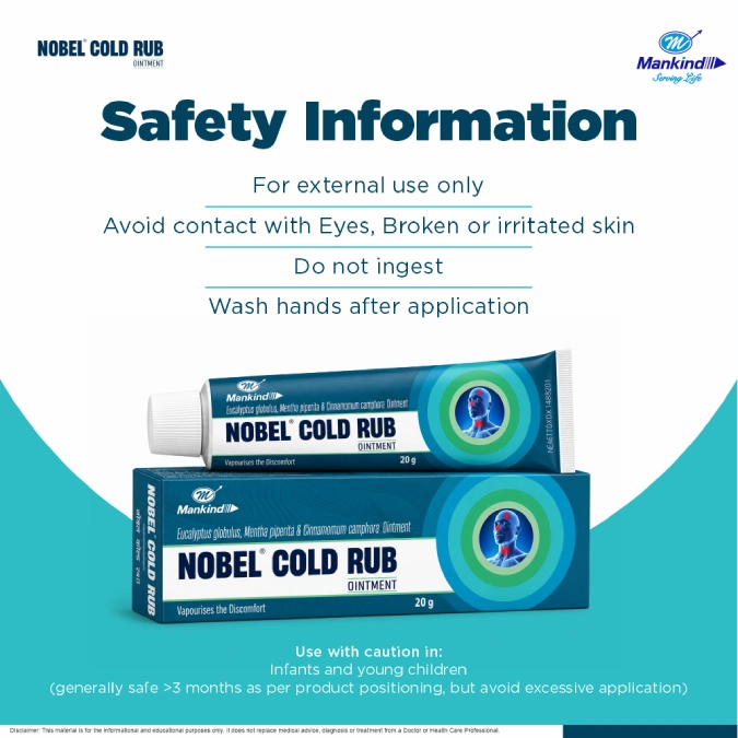 Mankind Nobel Cold Rub Ointment - 20g