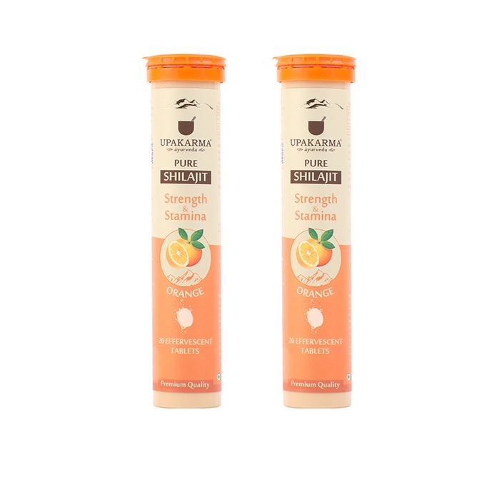 Upakarma Shilajit Effervescent - Orange Flavour