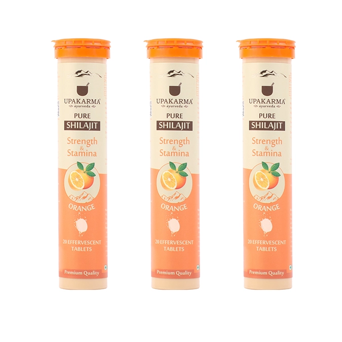 Upakarma Shilajit Effervescent - Orange Flavour
