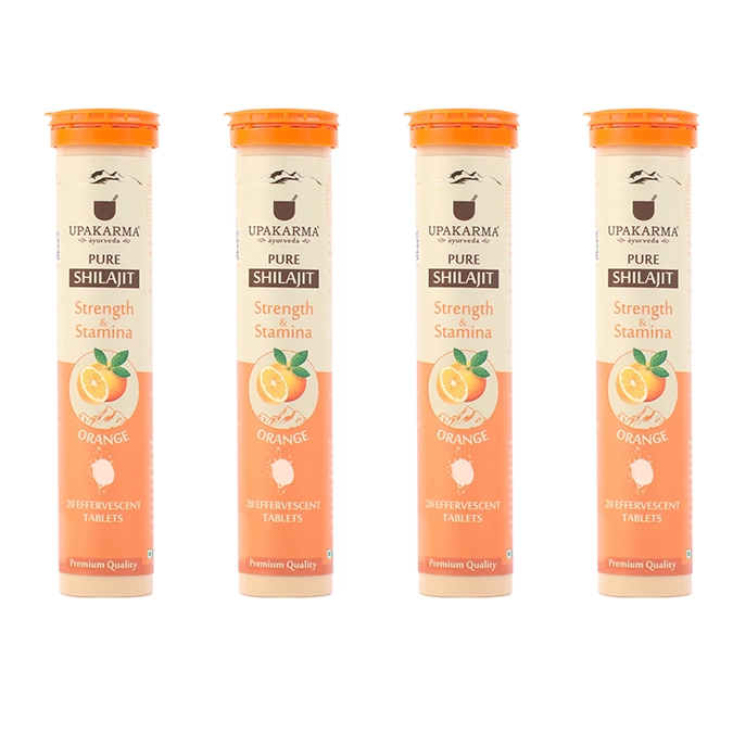 Upakarma Shilajit Effervescent - Orange Flavour