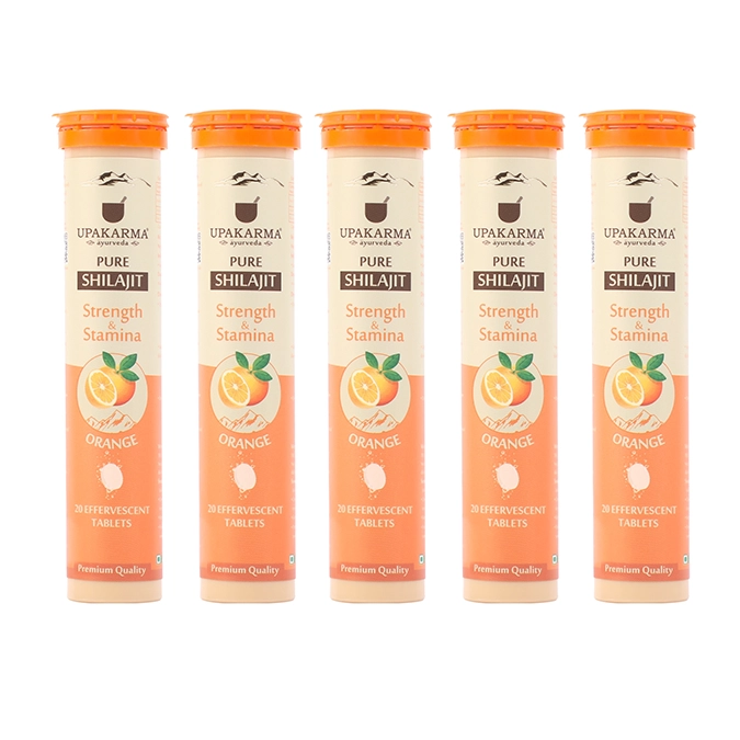 shilajit effervescent orange flavor