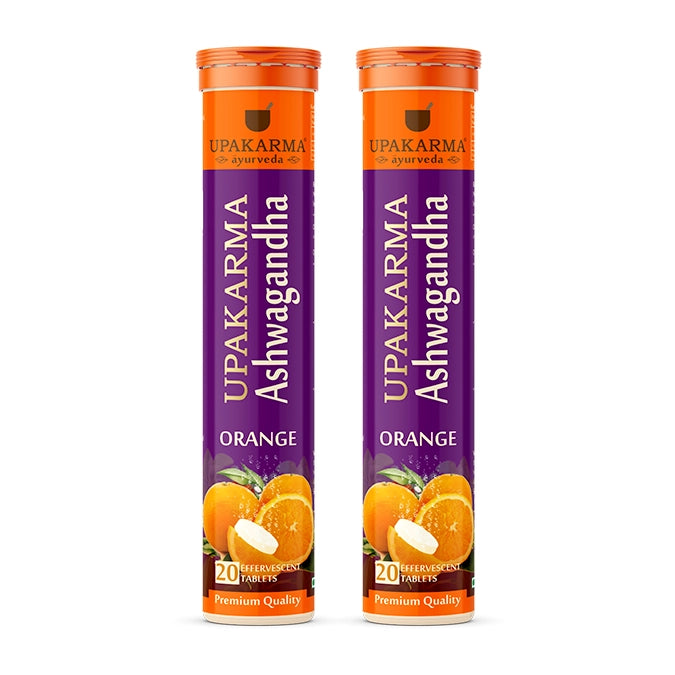 Upakarma Ashwagandha Effervescent - Orange Flavour