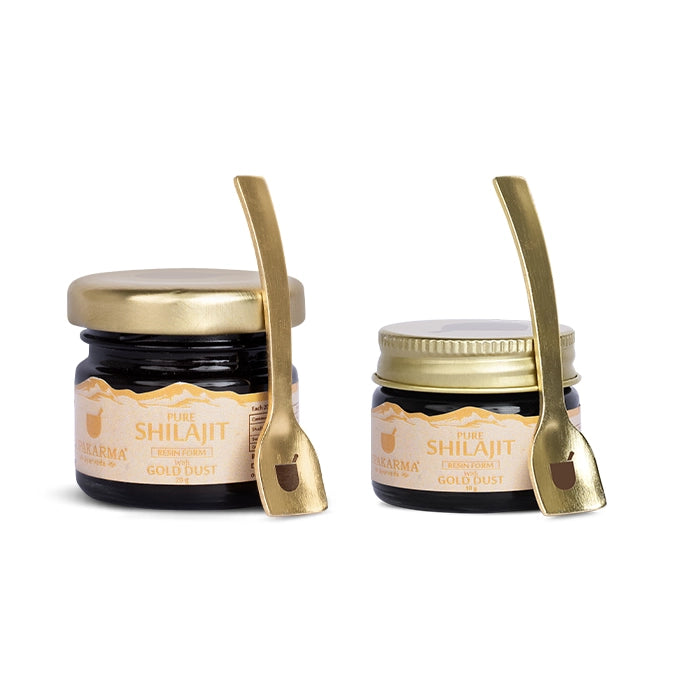 Upakarma Pure Shilajit Resin with Gold Dust