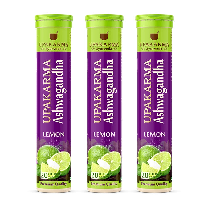 Upakarma Ashwagandha Effervescent - Lemon Flavour