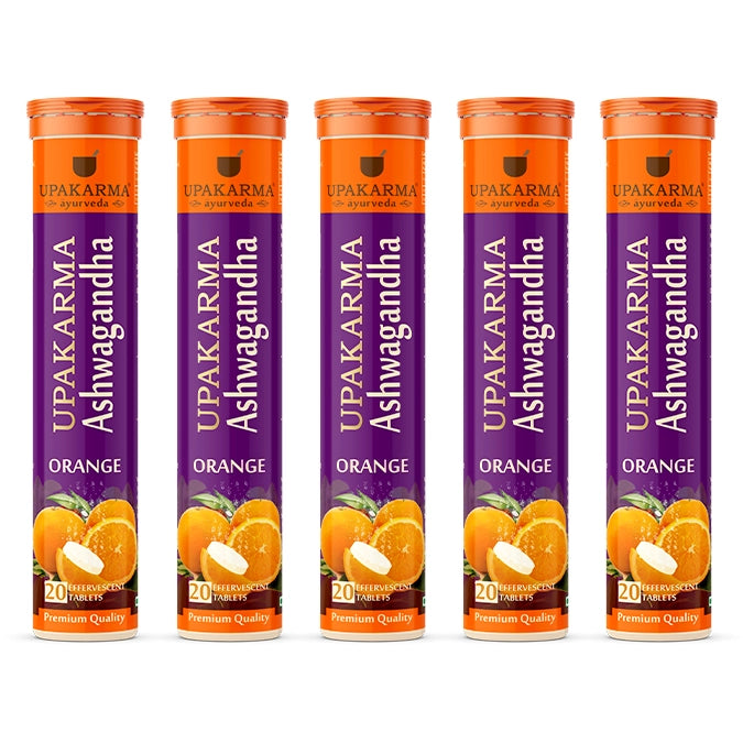 Upakarma Ashwagandha Effervescent - Orange Flavour