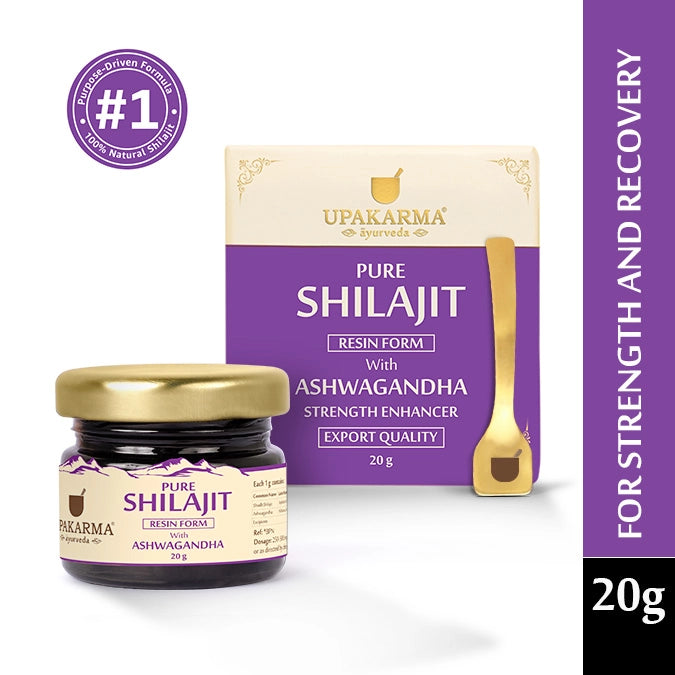 Upakarma Shilajit Resin with Ashwagandha