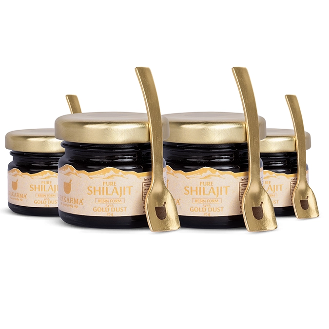 Upakarma Pure Shilajit Resin with Gold Dust 20g