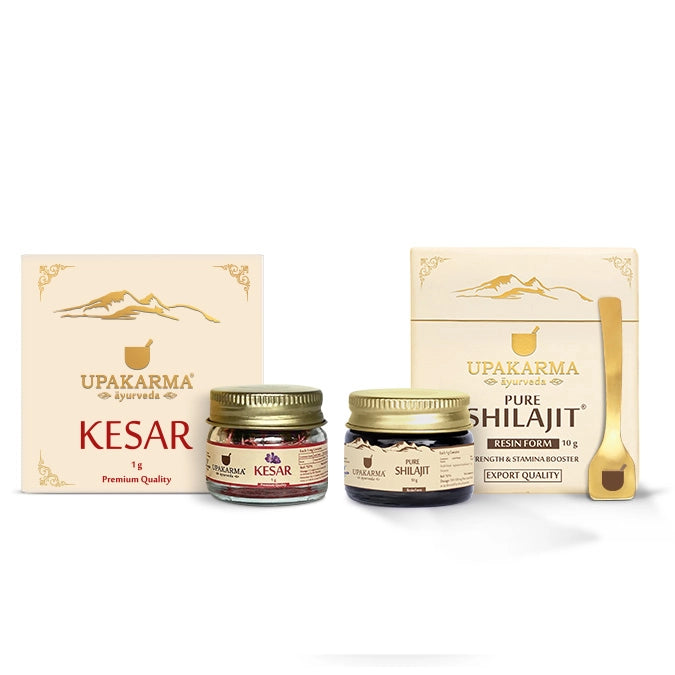 Shilajit Resin 10g with Kesar 1g