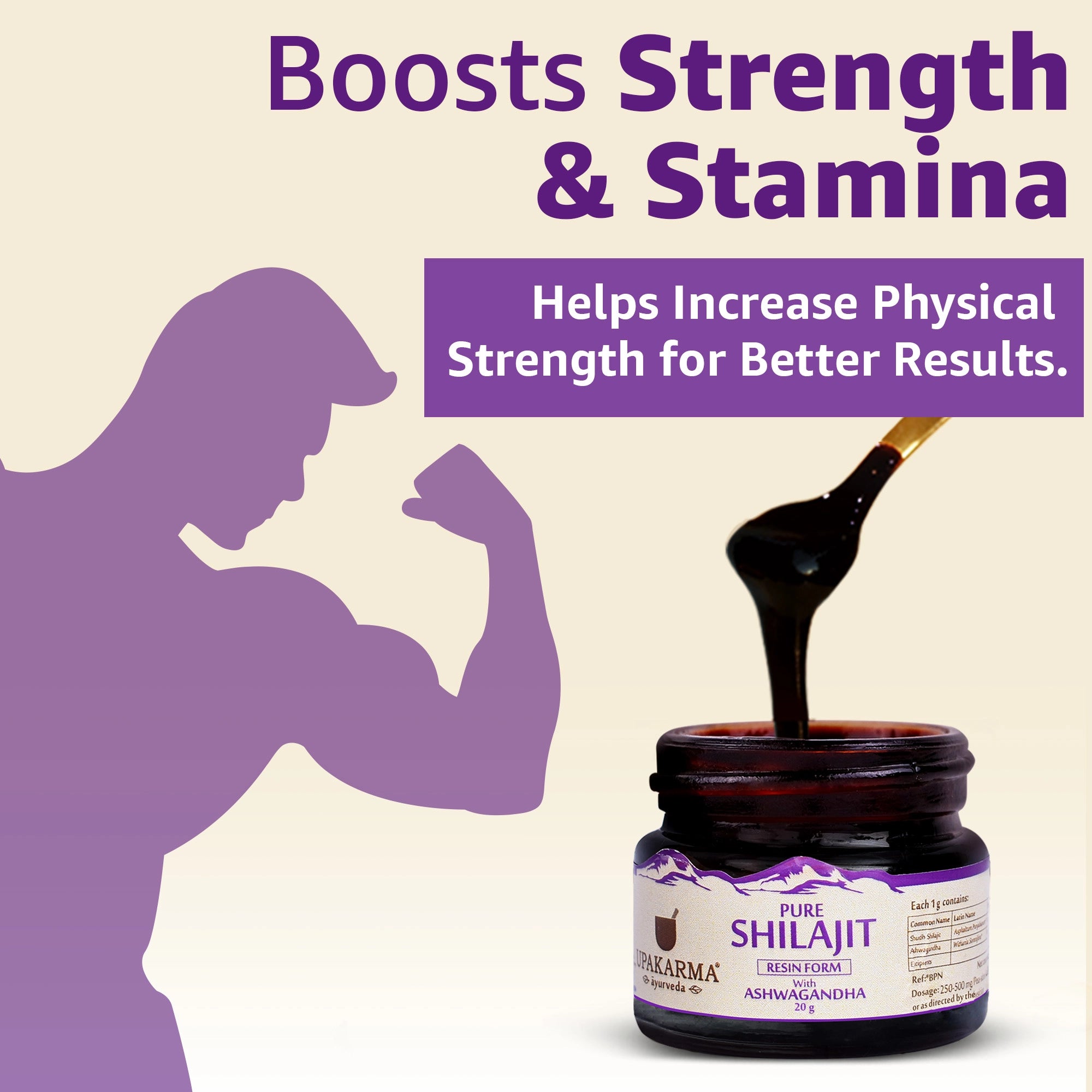 shilajit resin with ashwagandha