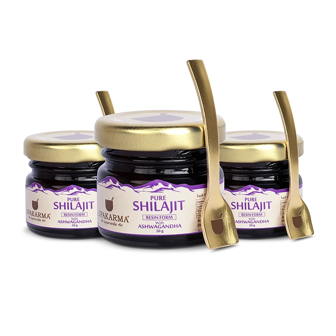 Upakarma Shilajit Resin with Ashwagandha