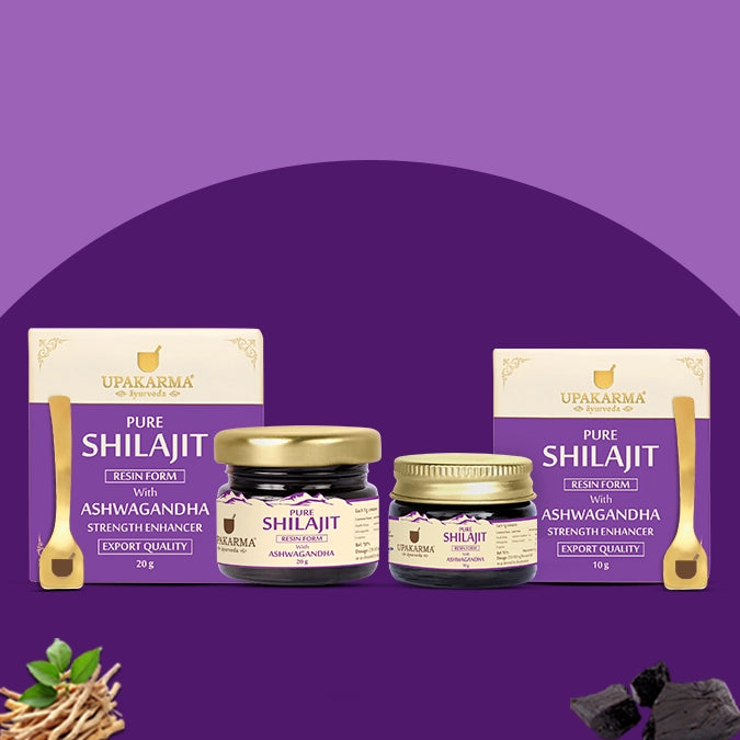 Upakarma Shilajit Resin with Ashwagandha