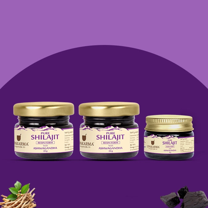 Upakarma Shilajit Resin with Ashwagandha