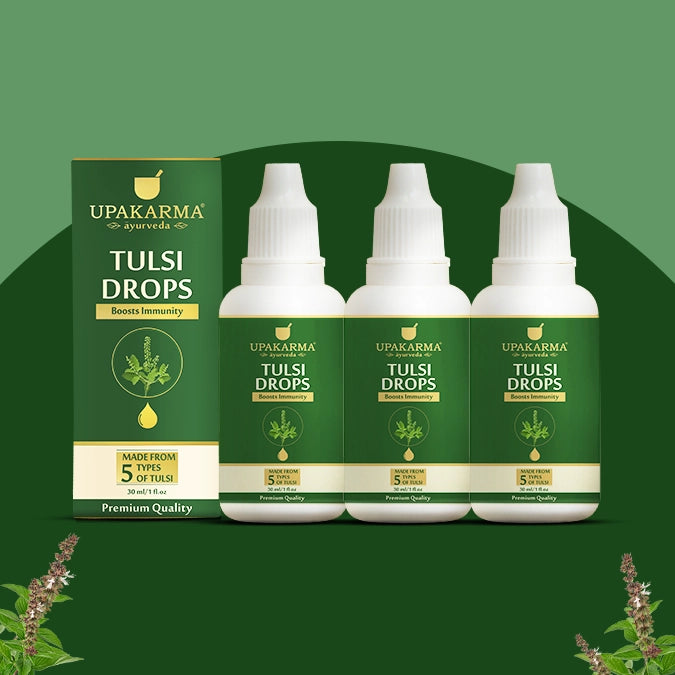 Upakarma Tulsi Drops 30ML - Pack of 3