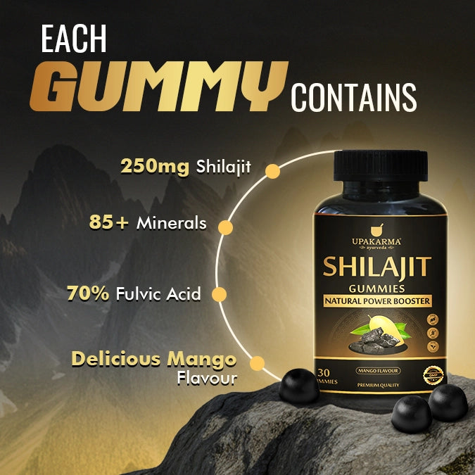 Shilajit Gummies – Natural Power Booster