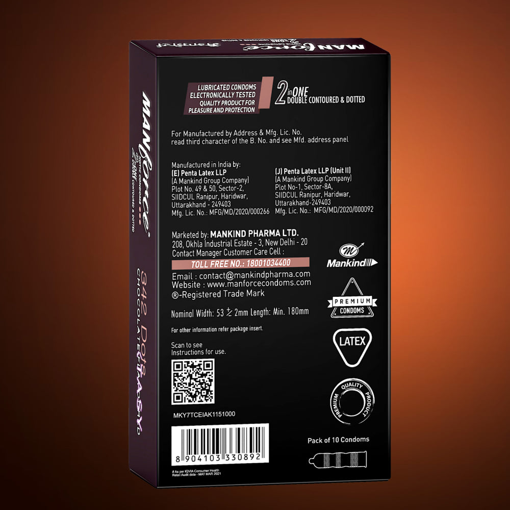 Manforce xotic Condom | 10 Pieces