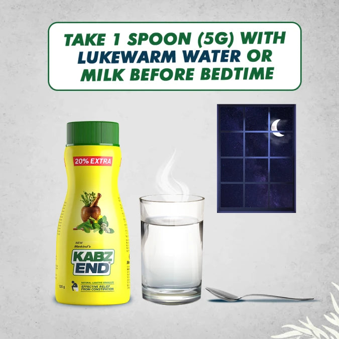 Kabz End by Mankind – Ayurvedic Constipation Relief Granules
