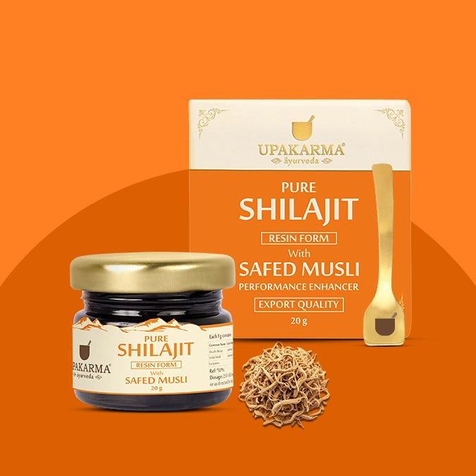 Upakarma Shilajit Resin with Safed Musli 20g