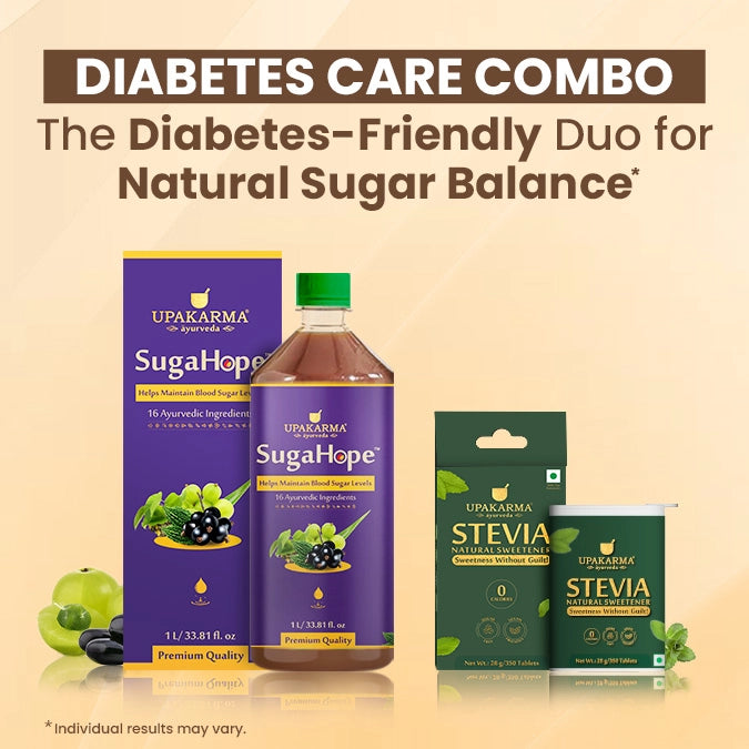 Daily Sugar Management Combo Pack with Sugahope & Stevia