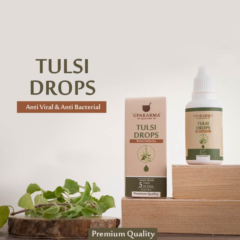 Upakarma Tulsi Drops 30ML - Pack of 3
