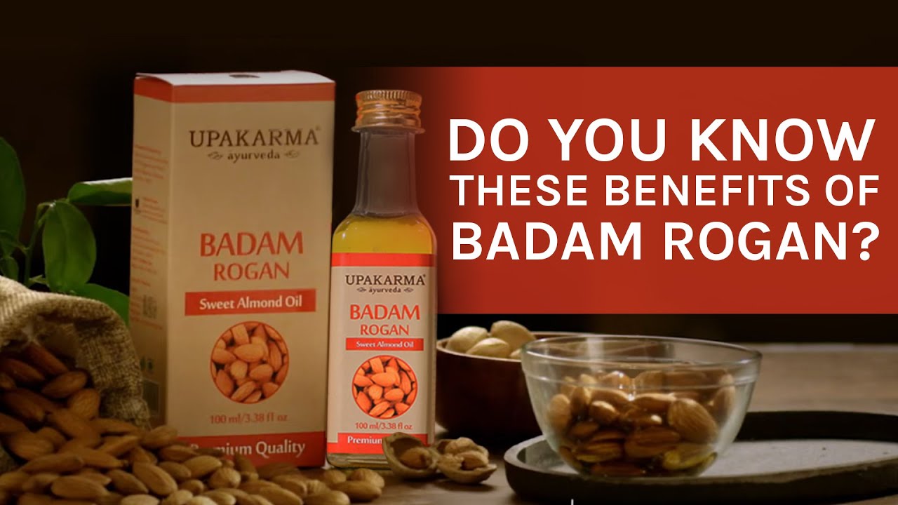 Upakarma Ayurveda Pure Badam Rogan Oil | Sweet Almond Oil