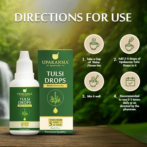 how to use tulsi drop